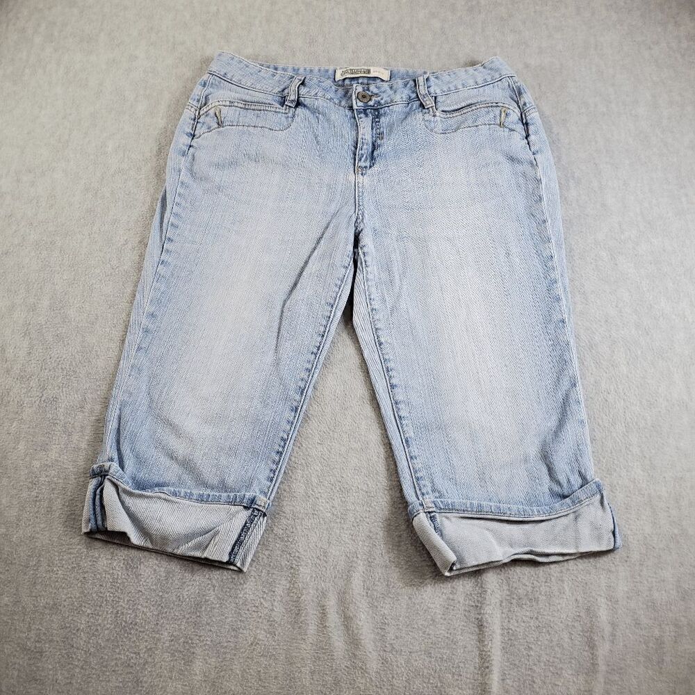 Route 66 Capris Juniors 11/12 Blue Cotton Denim Shorts